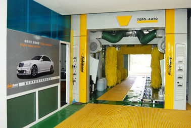 China Automatic Car Wash Equipment For Saloon Car / Jeep / Mini Microbus / Taxi And Box Type Vehicle Under 2.1m supplier
