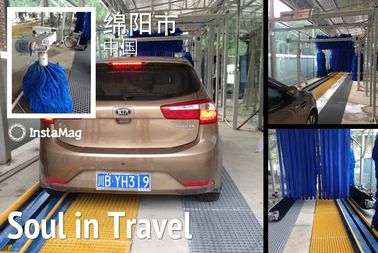 China Autobase Tunnel Car Wash System Effective Comfortable For Wrap Cleaning supplier