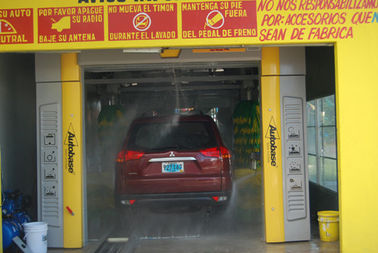 Noiseless Tunnel Car Wash System Brush With Automatic Air Drying System
